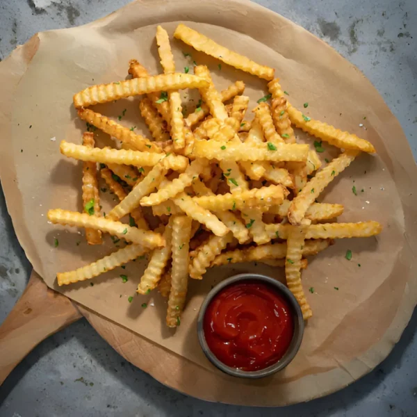 Premium IQF Crinkle-Cut French Fries – Global Supply