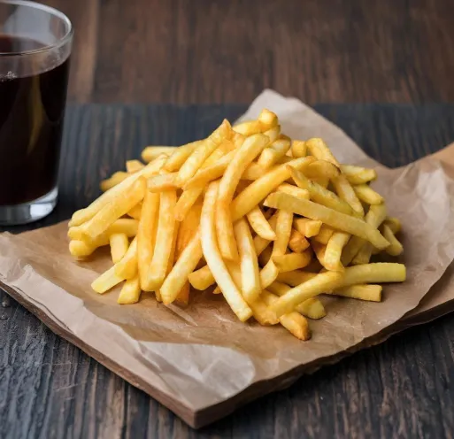 Straight cut french fries